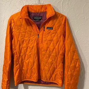 Patagonia half zip Nano Puff  small
